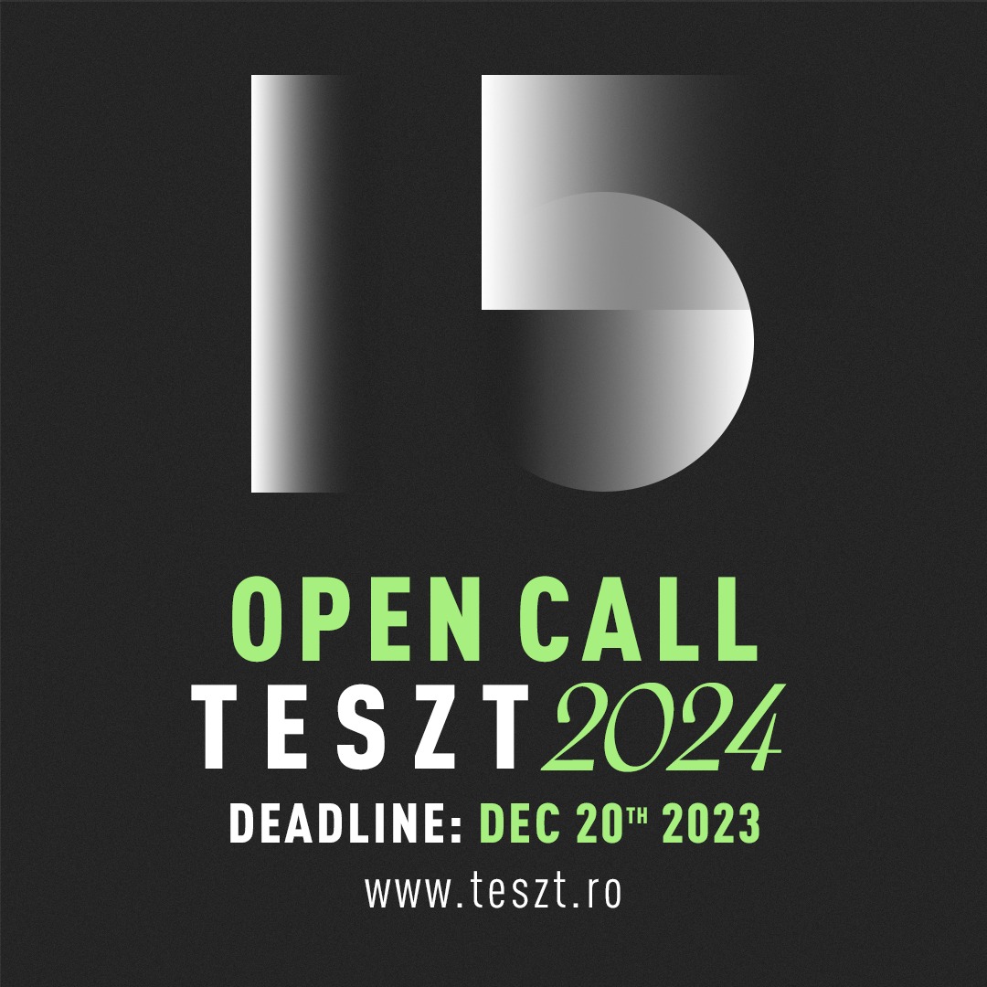 TESZT 2024 - open call