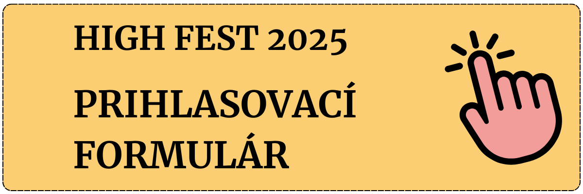 HIGH FEST 2025 prihlasovací formulár